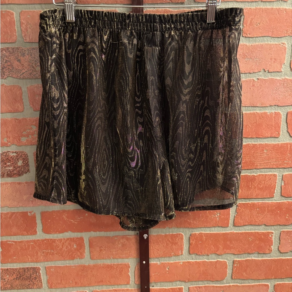 Stylish Black Sheer Men's Shorts